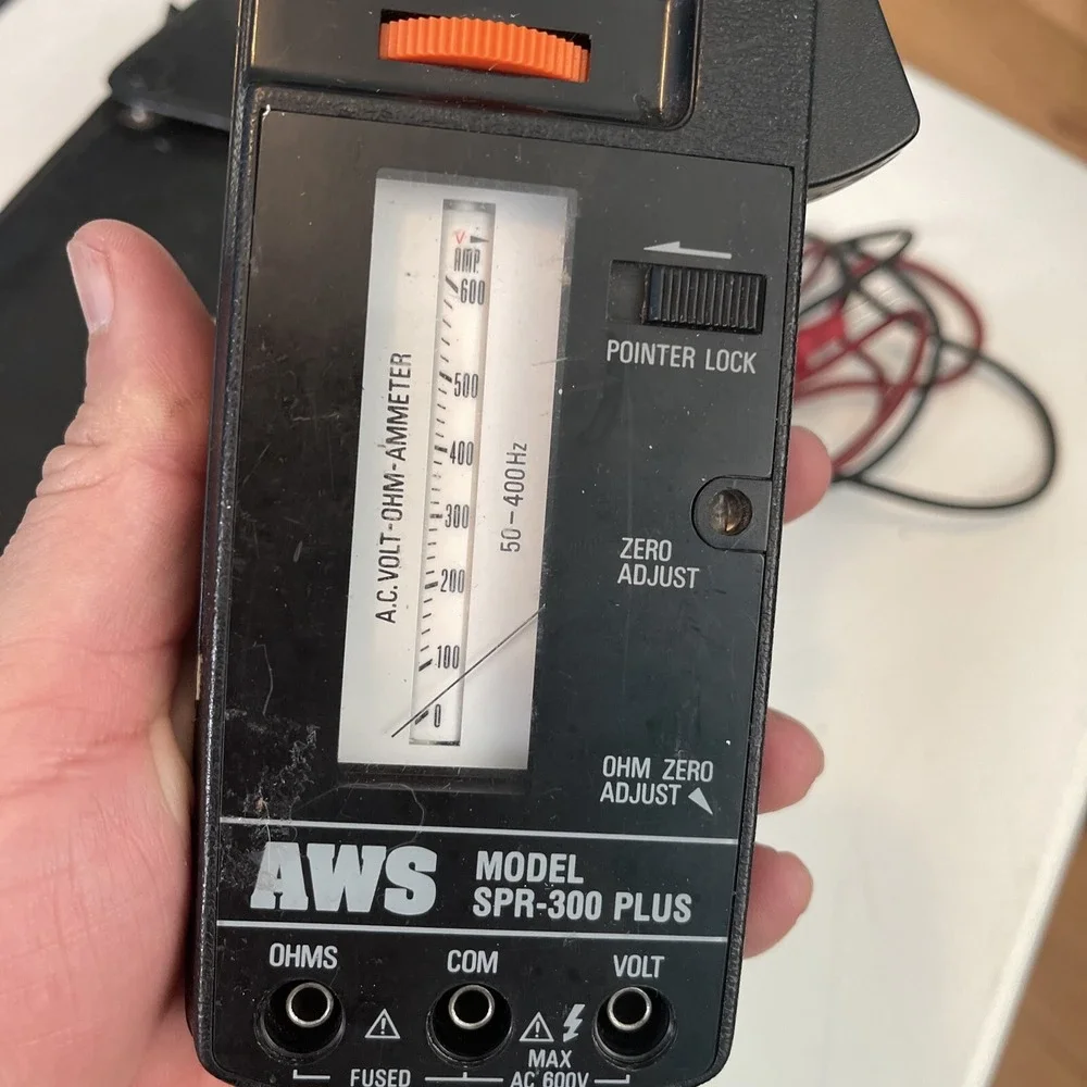 R174213 AWS Model SPR-300 Plus Analog Clamp Meter (14)